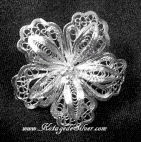 Bakawali Flower Silver
